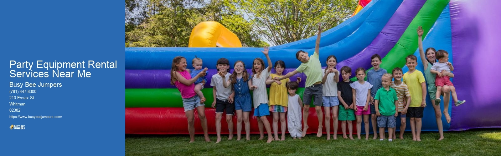Party Equipment Rental Services Near Me